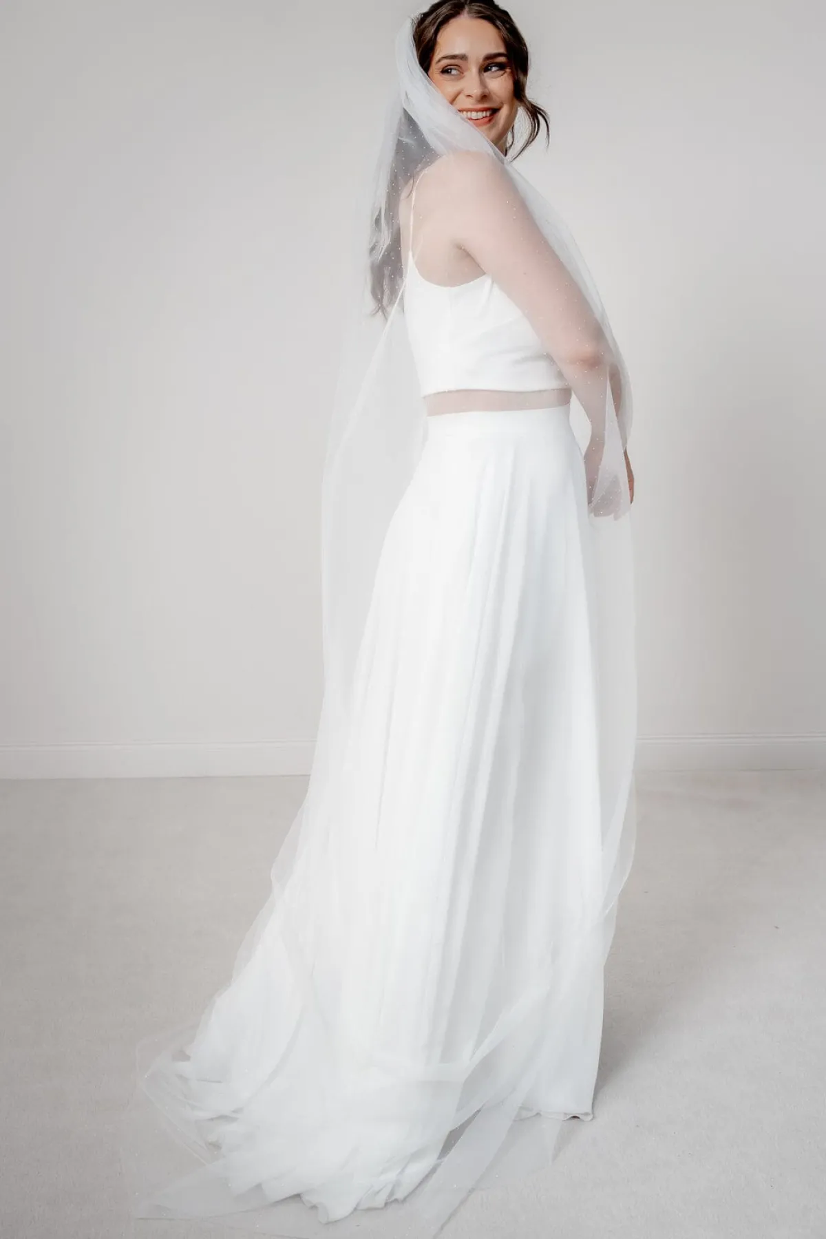 Langer, verzierter Schleier | The<Perfect Bridal Company Online