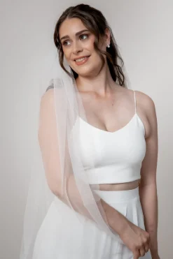 Langer, verzierter Schleier | The<Perfect Bridal Company Online
