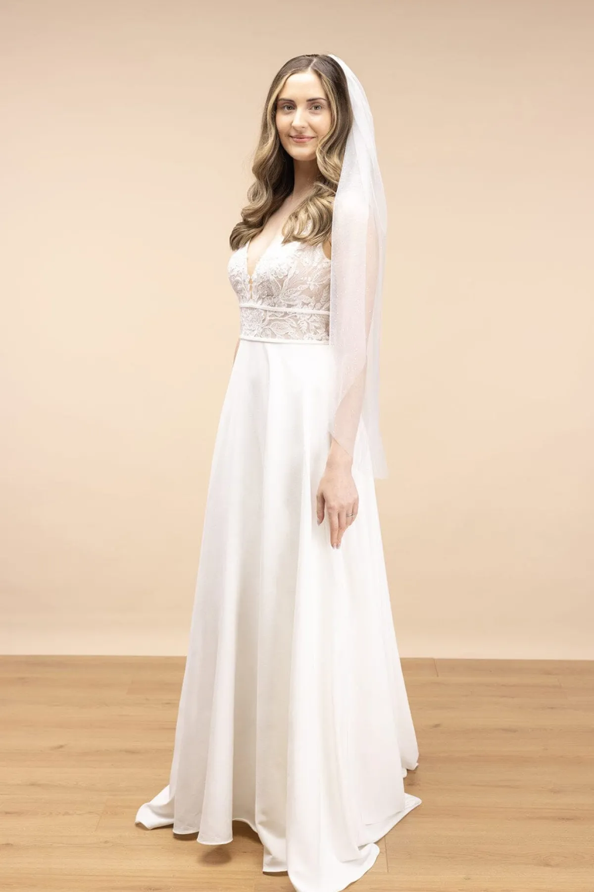 Langer, verzierter Schleier | The<Perfect Bridal Company Online