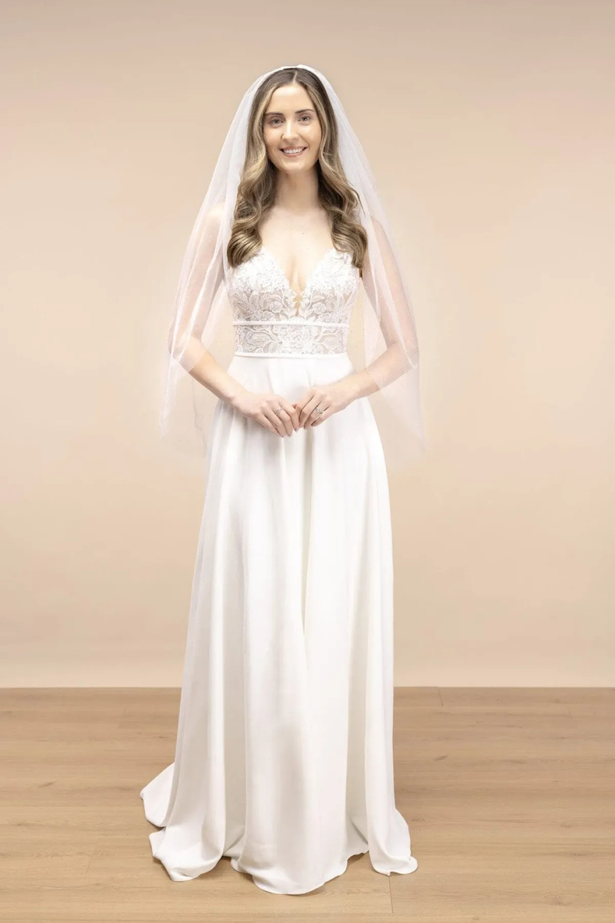 Langer, verzierter Schleier | The<Perfect Bridal Company Online
