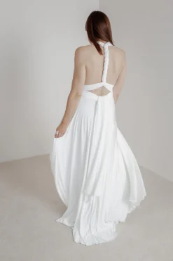 Langes Ballkleid zum Binden – Ballgown Ivory<twobirds Sale