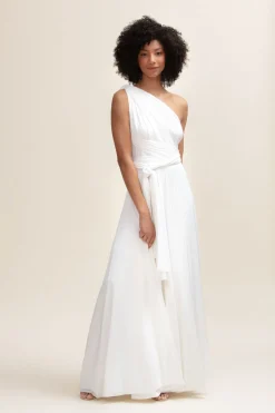 Langes Ballkleid zum Binden – Ballgown Ivory<twobirds Sale