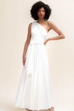 Langes Ballkleid zum Binden – Ballgown Ivory<twobirds Sale