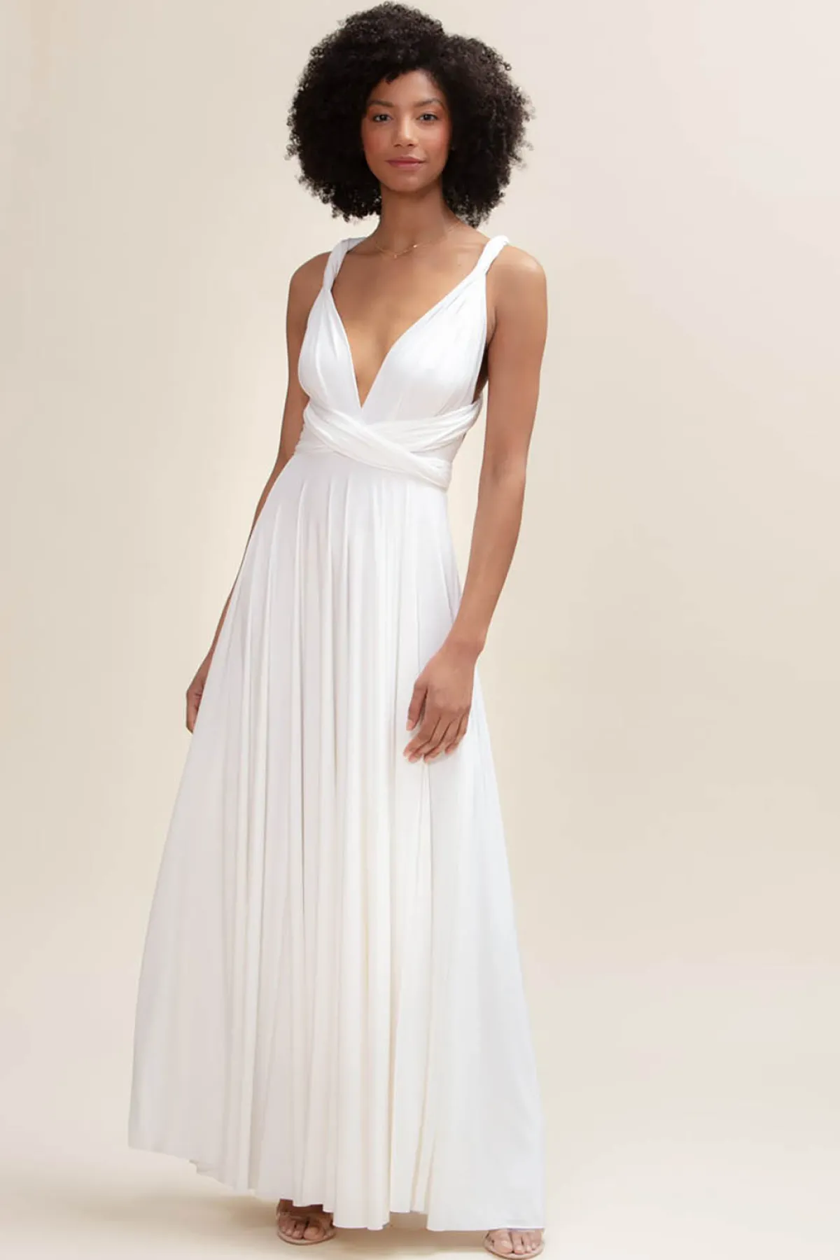 Langes Ballkleid zum Binden – Ballgown Ivory<twobirds Sale