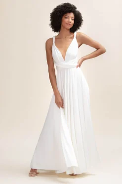 Langes Ballkleid zum Binden – Ballgown Ivory<twobirds Sale