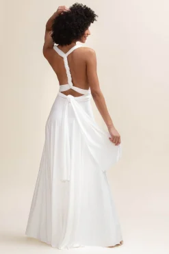 Langes Ballkleid zum Binden – Ballgown Ivory<twobirds Sale