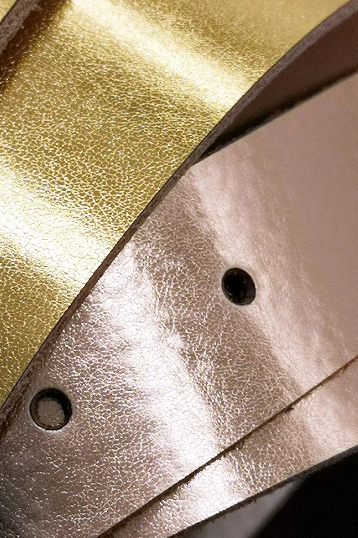Leder-Brautgürtel in Roségold<forever & eva Hot