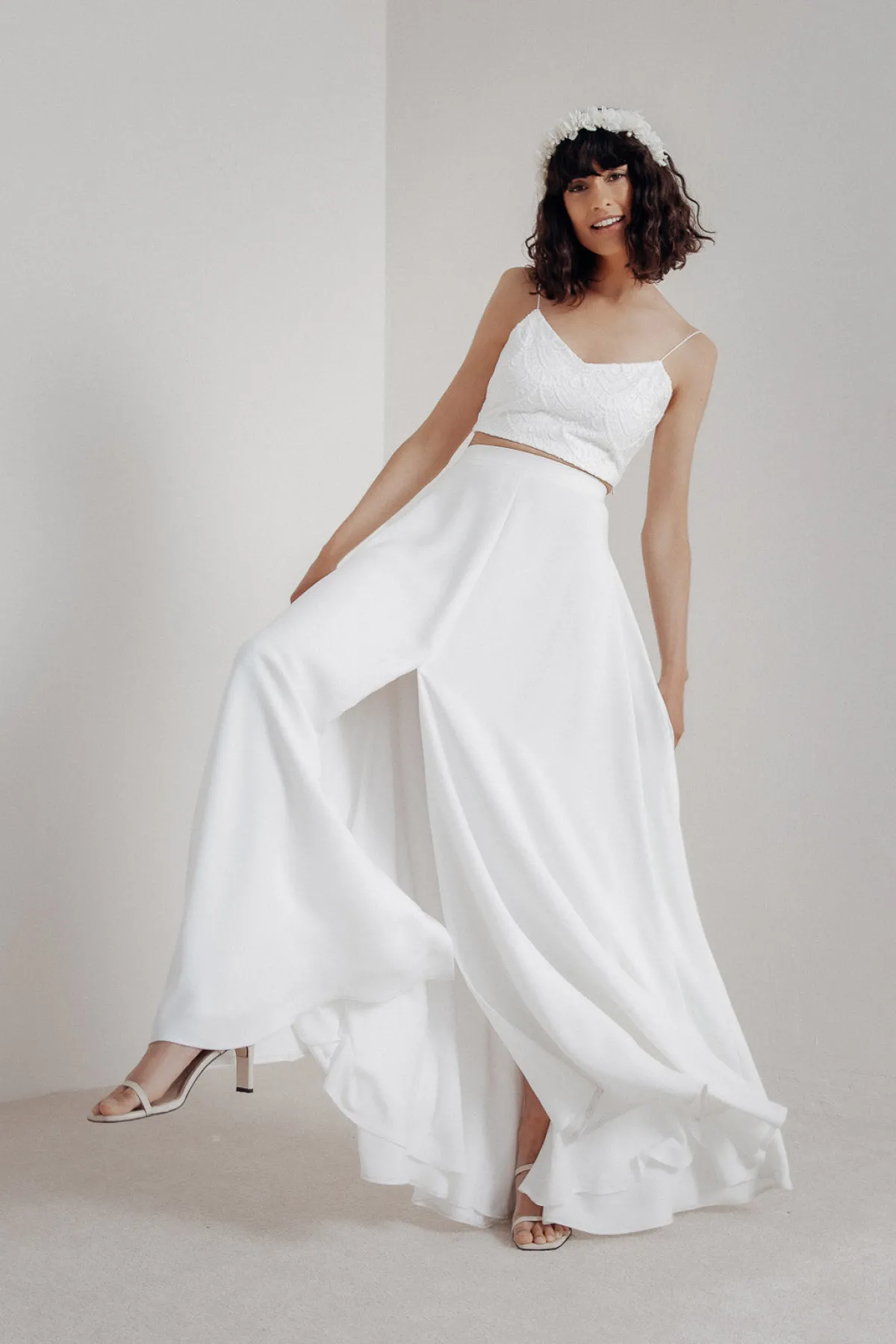 Maxi-Braut Rock mit Schlitz – Lunamae<noni Best