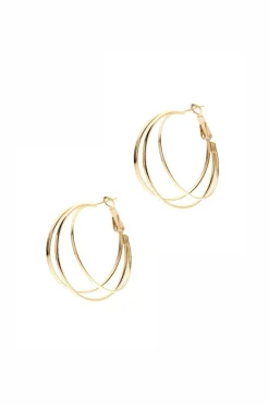 Mehrlagige Creolen in Gold<Poirier Discount