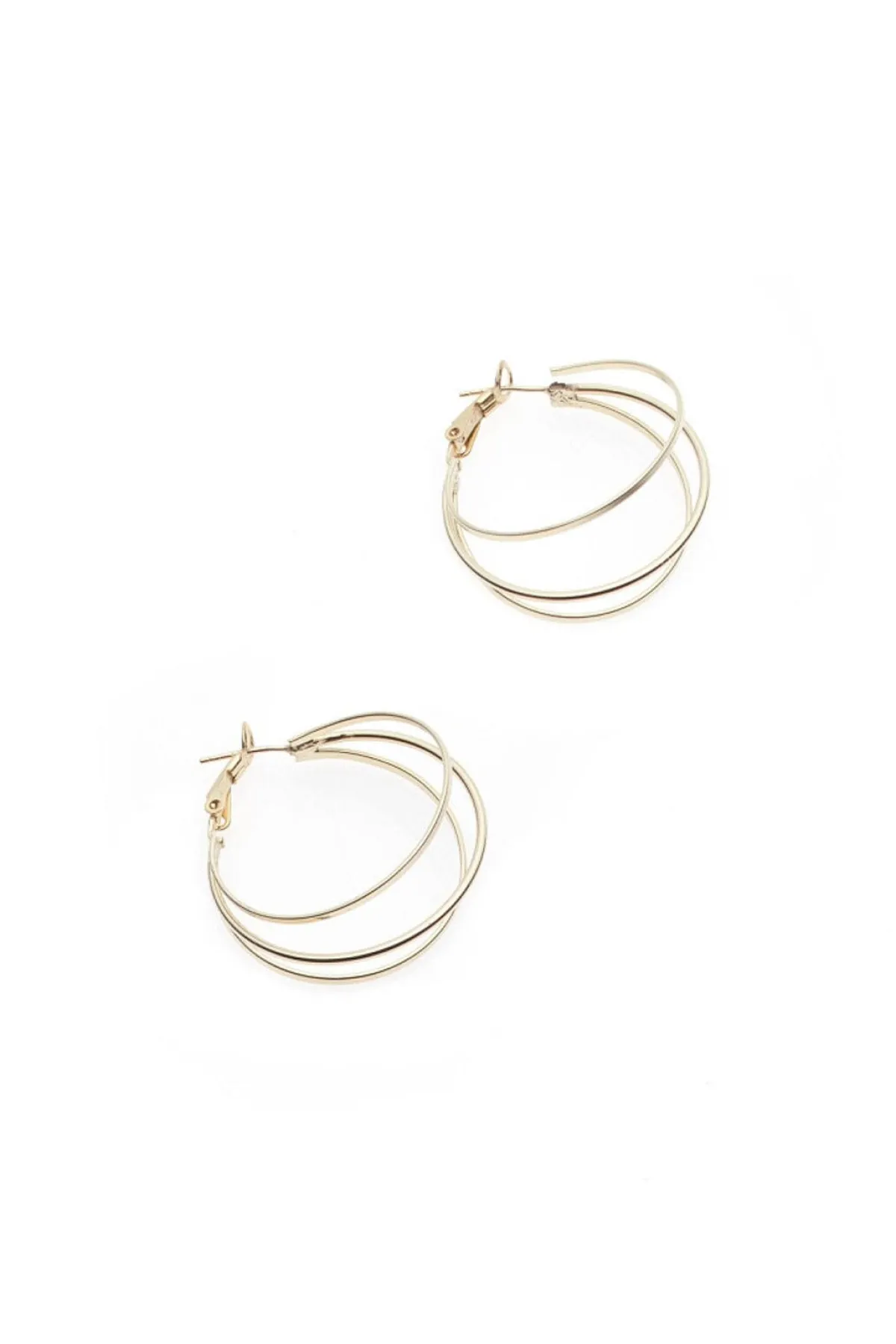 Mehrlagige Creolen in Gold<Poirier Discount