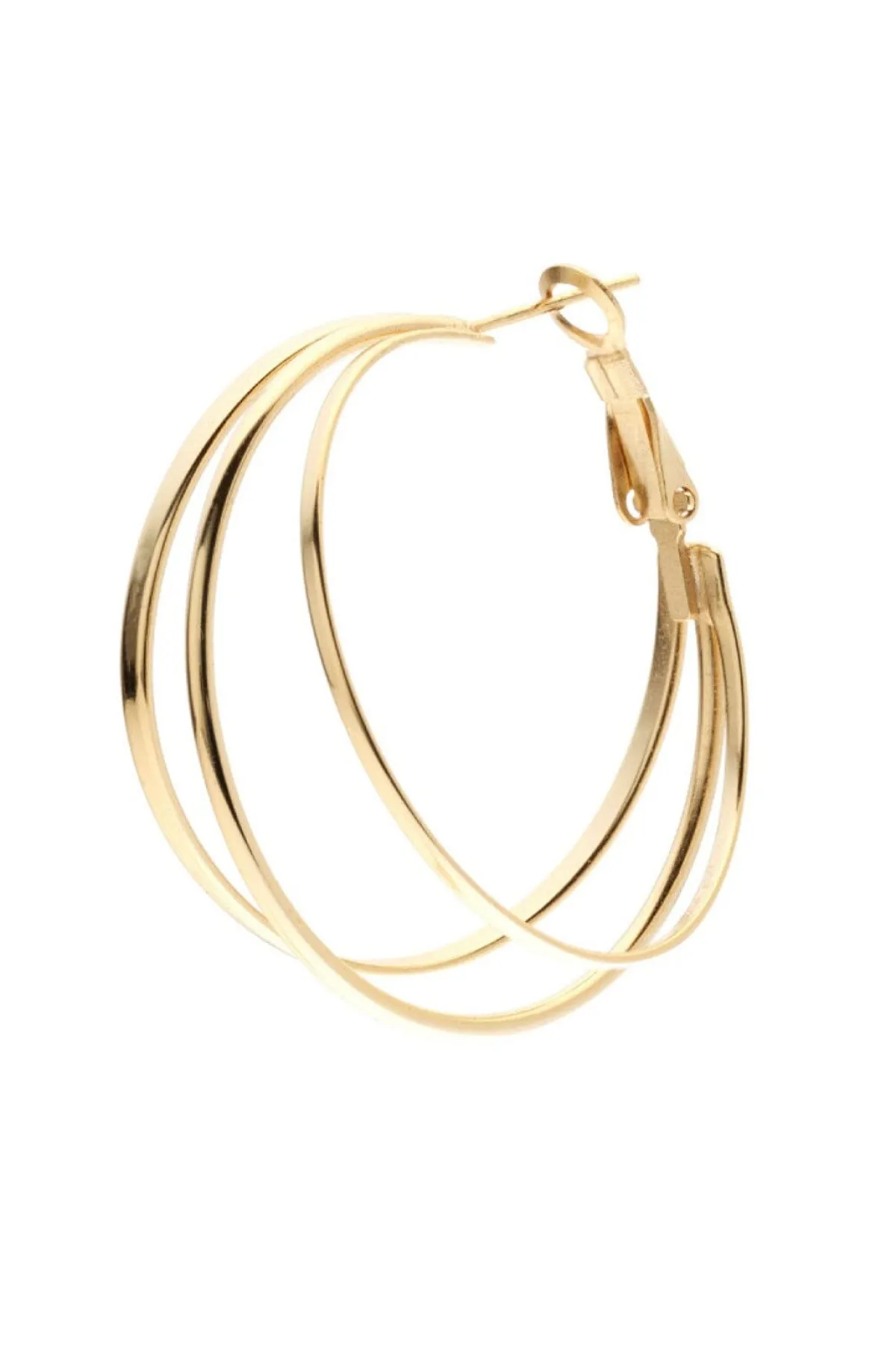 Mehrlagige Creolen in Gold<Poirier Discount