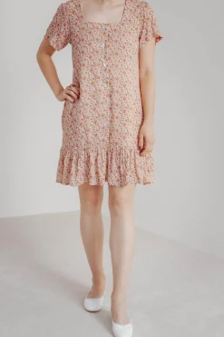 Mini-Kleid mit Blumenprint<ME-TISSE Sale