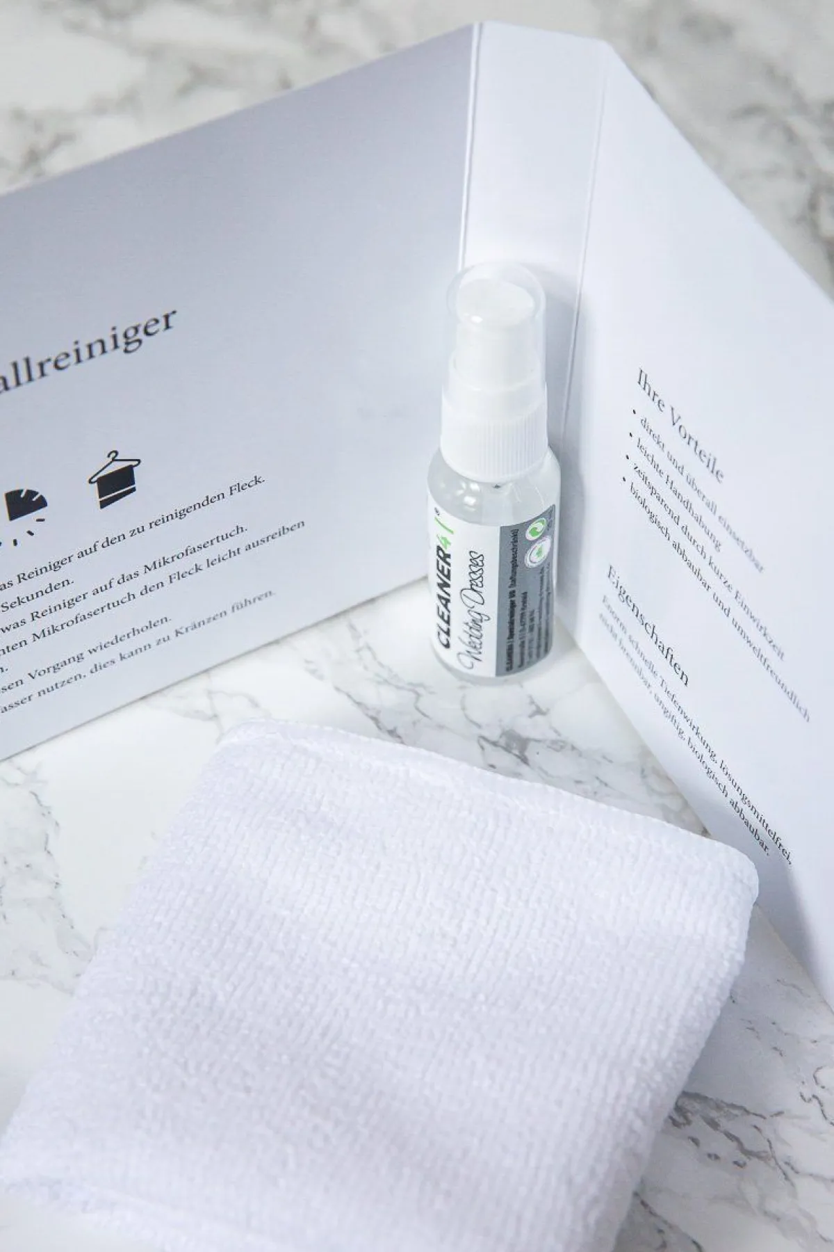 Notfall-Set gegen Flecken, Sprüh-Reiniger für das Hochzeitskleid - Cleaner 4 Wedding Dresses<Cleaner4 Best