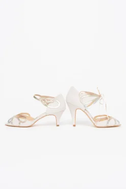 Offener Brautschuh mit Gold, Roségold, Silber - Exklusiv nur bei noni - Cecelia Blush<Rachel Simpson Hot