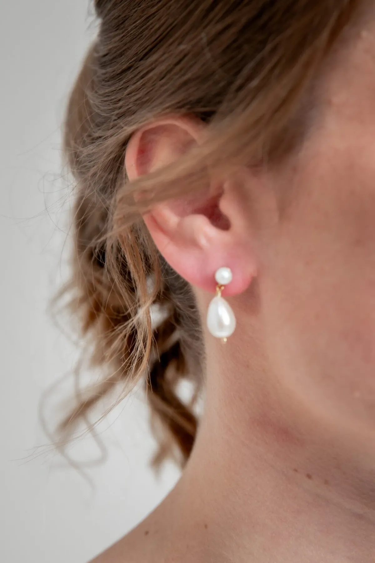 Ohrstecker mit ovalen Perlen – Penelope<Juvelan Outlet