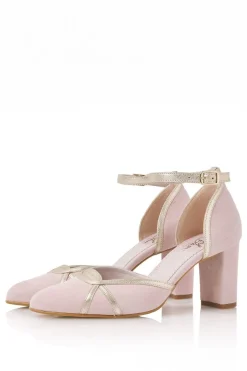 Pastellfarbene Brautschuhe – Nowi Powder Pink Suede<Elsa Coloured Shoes Hot