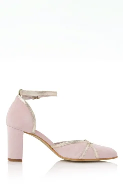 Pastellfarbene Brautschuhe – Nowi Powder Pink Suede<Elsa Coloured Shoes Hot
