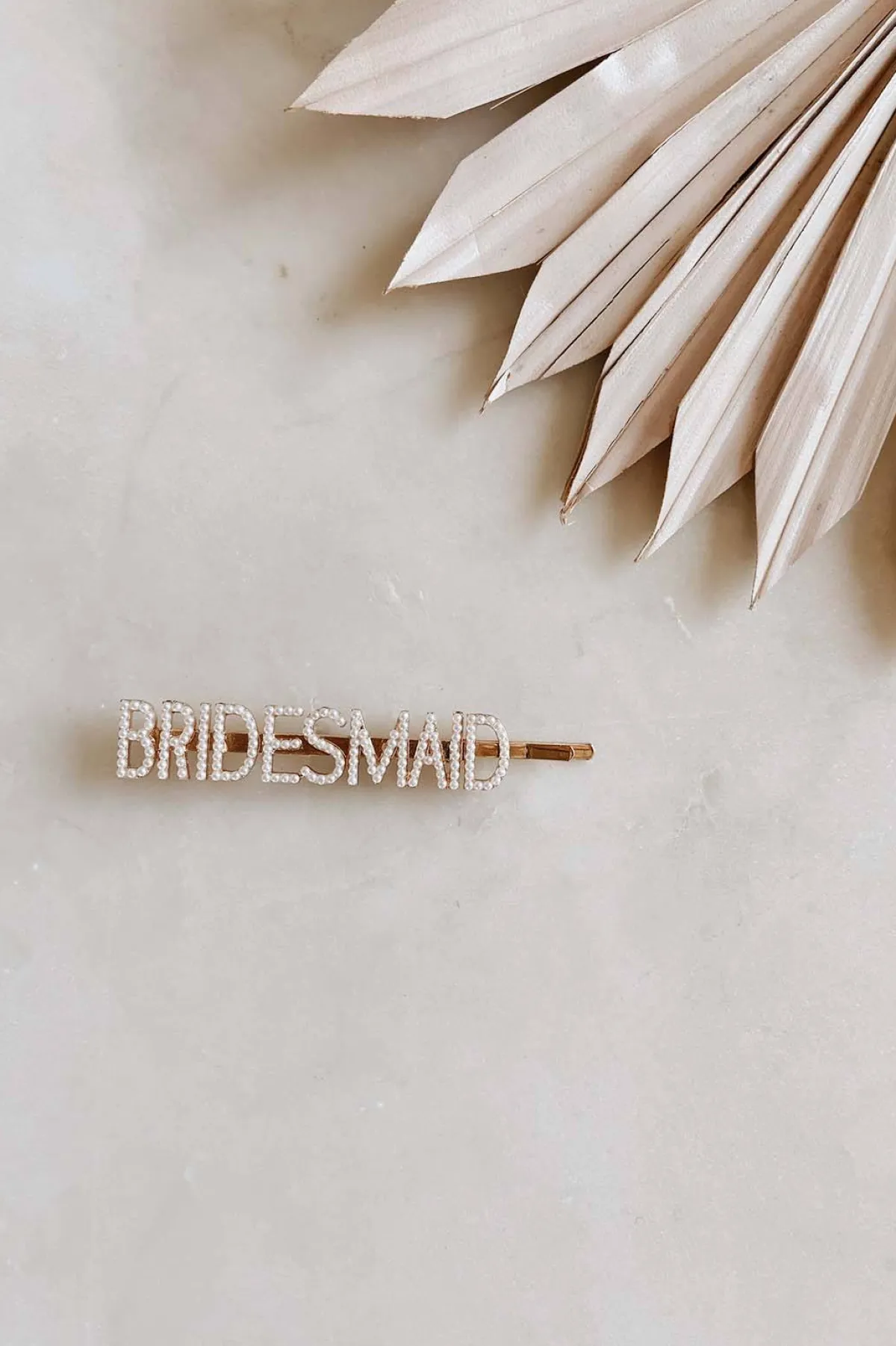 Perlen-Haarklammer "Bridesmaid"<Untamed Petals Sale