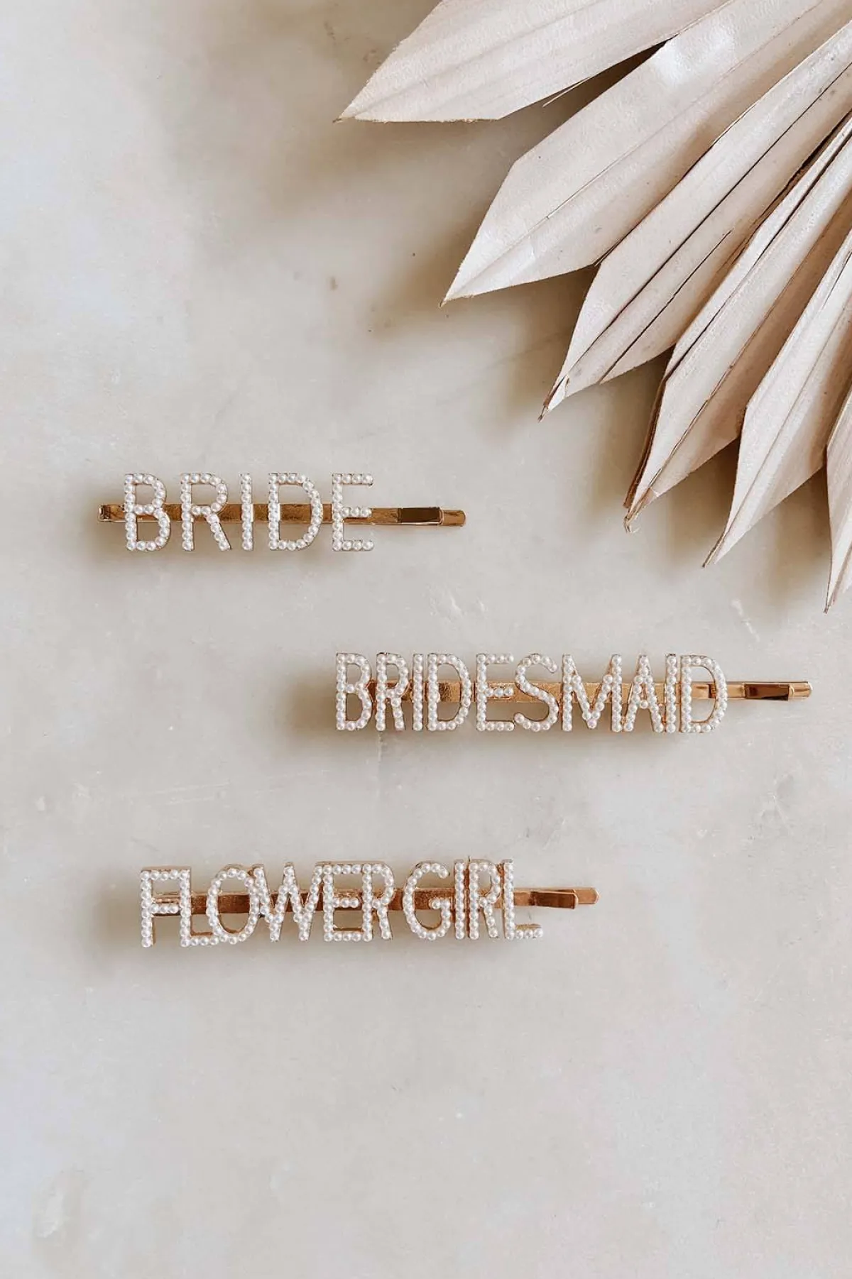 Perlen-Haarklammer "Bridesmaid"<Untamed Petals Sale