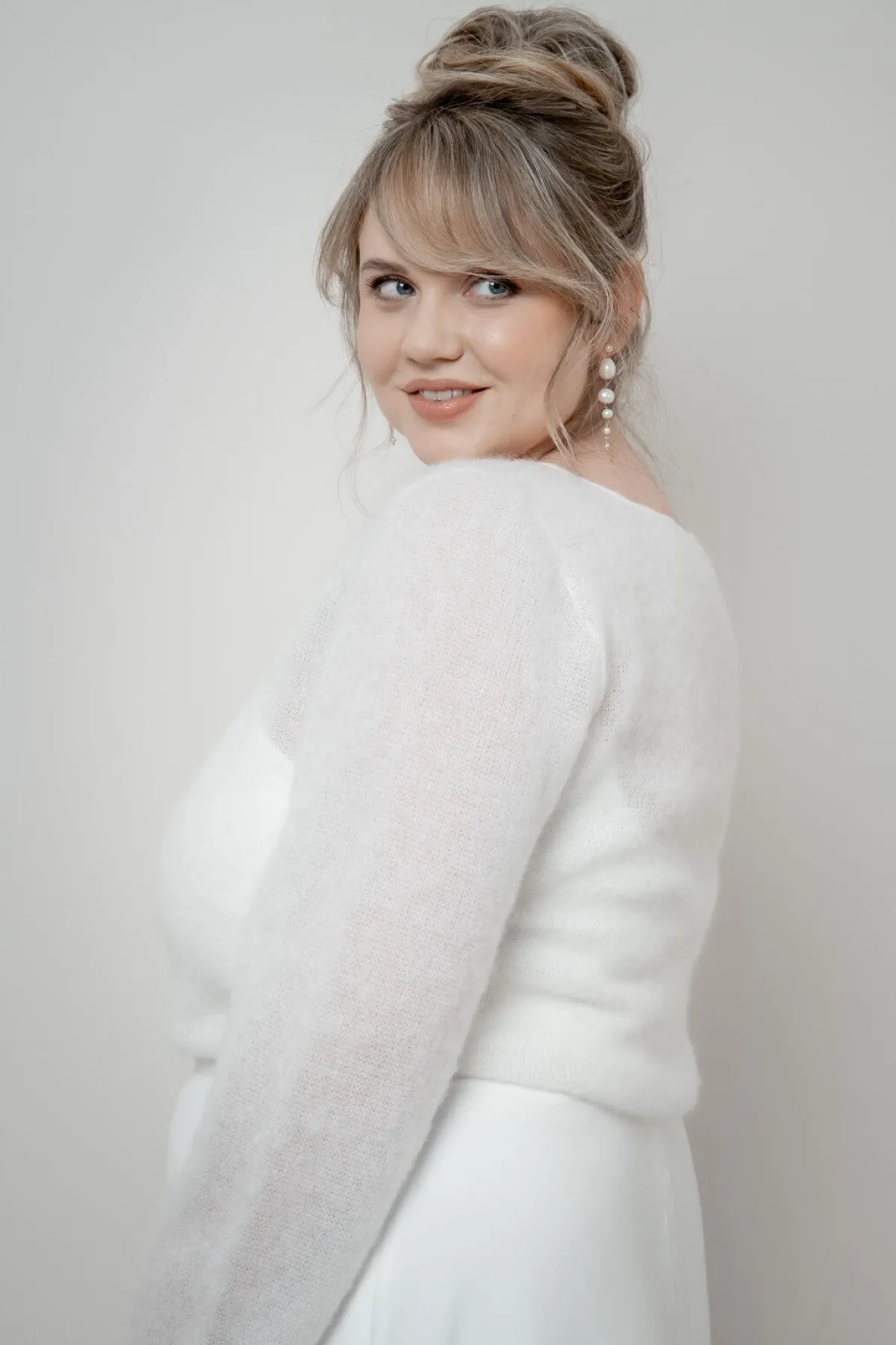 Plus Size Braut Pullover aus Mohair-Strickmix – Suvi Curvy<noni Sale
