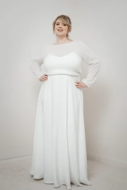 Plus Size Braut Pullover aus Mohair-Strickmix – Suvi Curvy<noni Sale