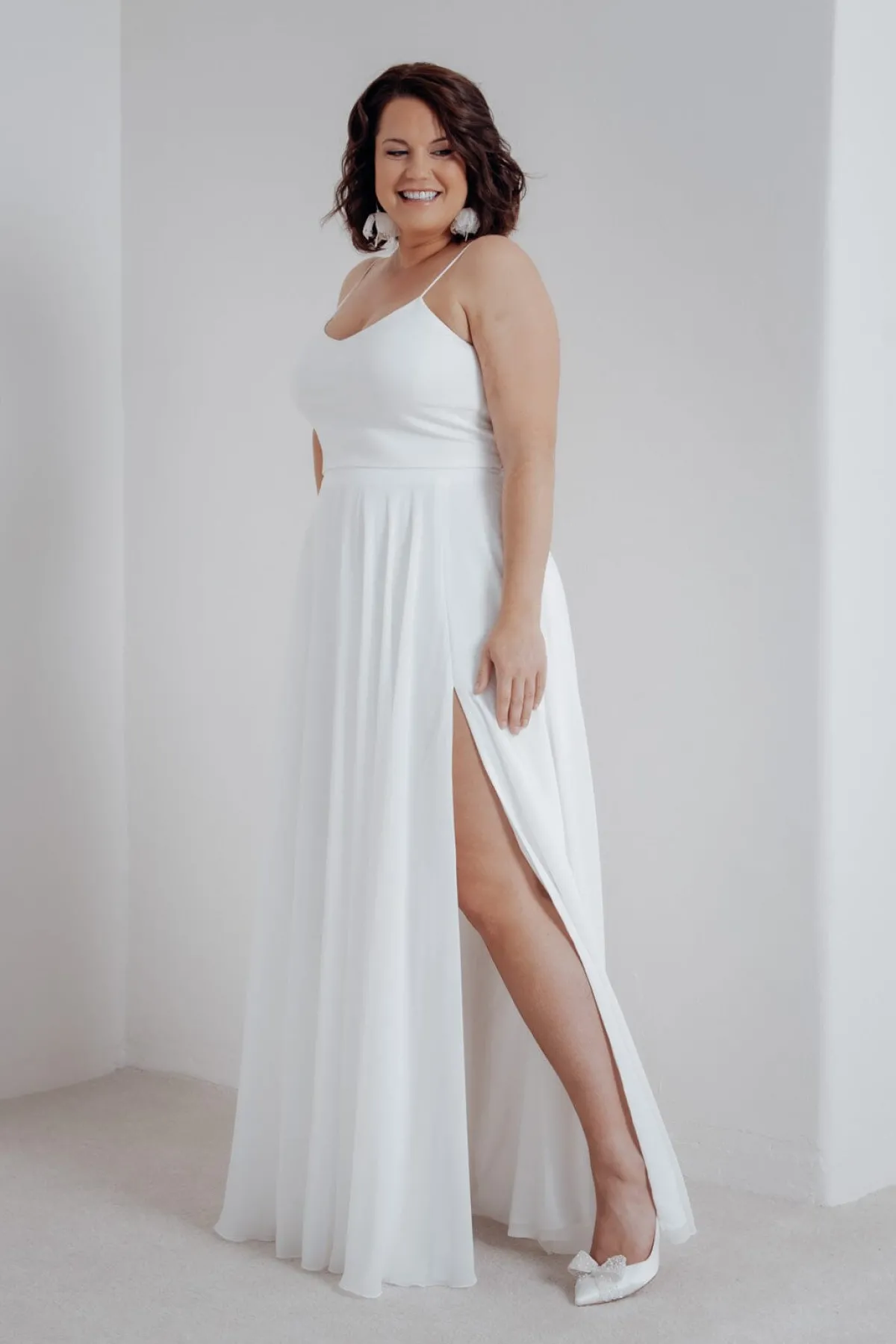 Plus Size Braut Rock aus Chiffon – Jona Curvy<noni Best