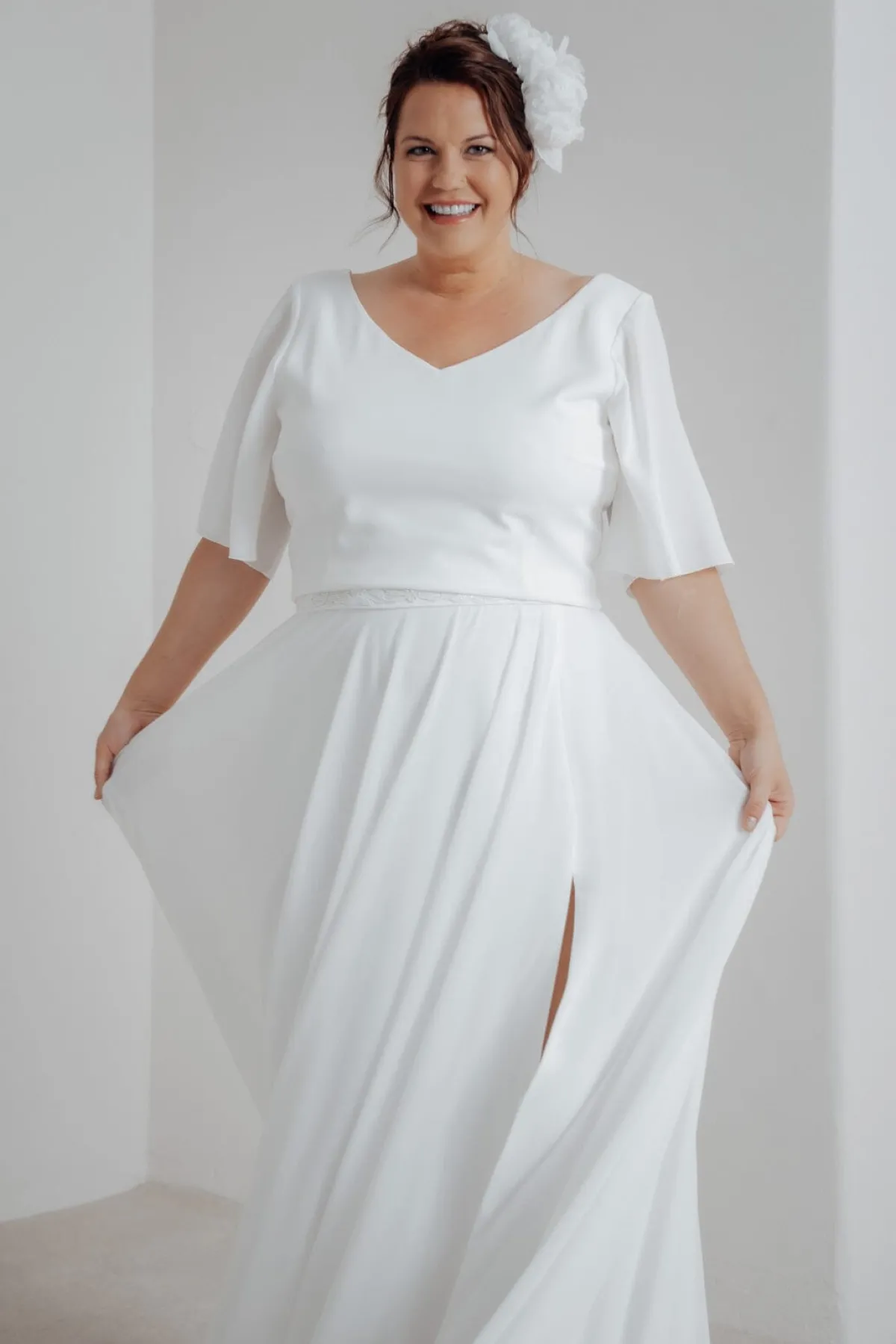 Plus Size Braut Rock aus Chiffon – Jona Curvy<noni Best