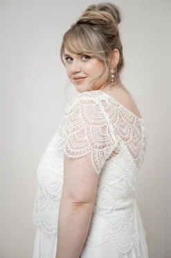 Plus Size Braut Top mit Boho-Muster – Niah Curvy<noni Sale