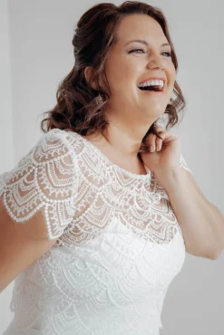 Plus Size Braut Top mit Boho-Muster – Niah Curvy<noni Sale