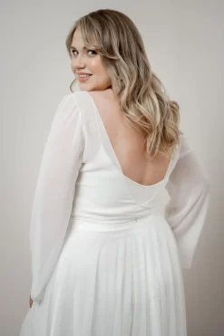 Plus Size Chiffon-Braut Top – Beeke Curvy<noni Sale