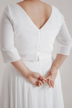 Plus Size Top mit V-Ausschnitten – Ona Curvy by you<noni Best