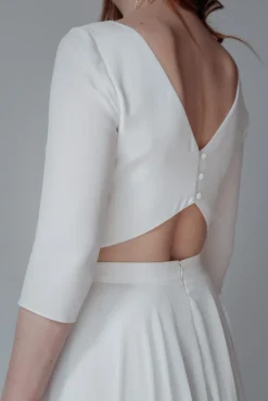 Puristisches Braut Top mit Rückendetails – Ona by you<noni Hot