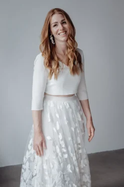 Puristisches Braut Top mit Rückendetails – Ona by you<noni Hot