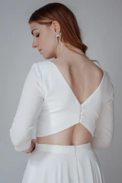 Puristisches Braut Top mit Rückendetails – Ona by you<noni Hot
