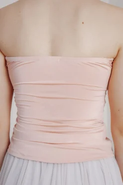 Rosafarbenes Unterziehtop – Long Jersey Bandeau Blush<twobirds Online