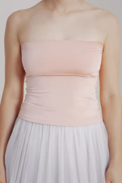 Rosafarbenes Unterziehtop – Long Jersey Bandeau Blush<twobirds Online
