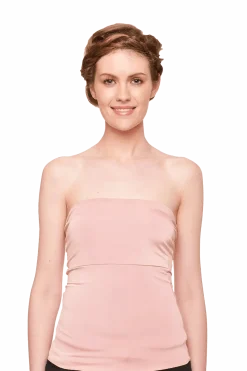 Rosafarbenes Unterziehtop – Long Jersey Bandeau Blush<twobirds Online