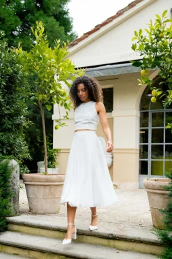 Satin-Brautschuhe in Ivory – Liberty | The<Perfect Bridal Company Online