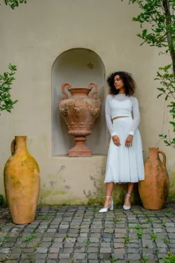 Satin-Brautschuhe in Ivory – Liberty | The<Perfect Bridal Company Online