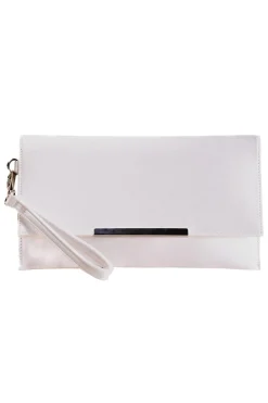 Satin Clutch – Kayla Ivory Dyeable | The<Perfect Bridal Company Online