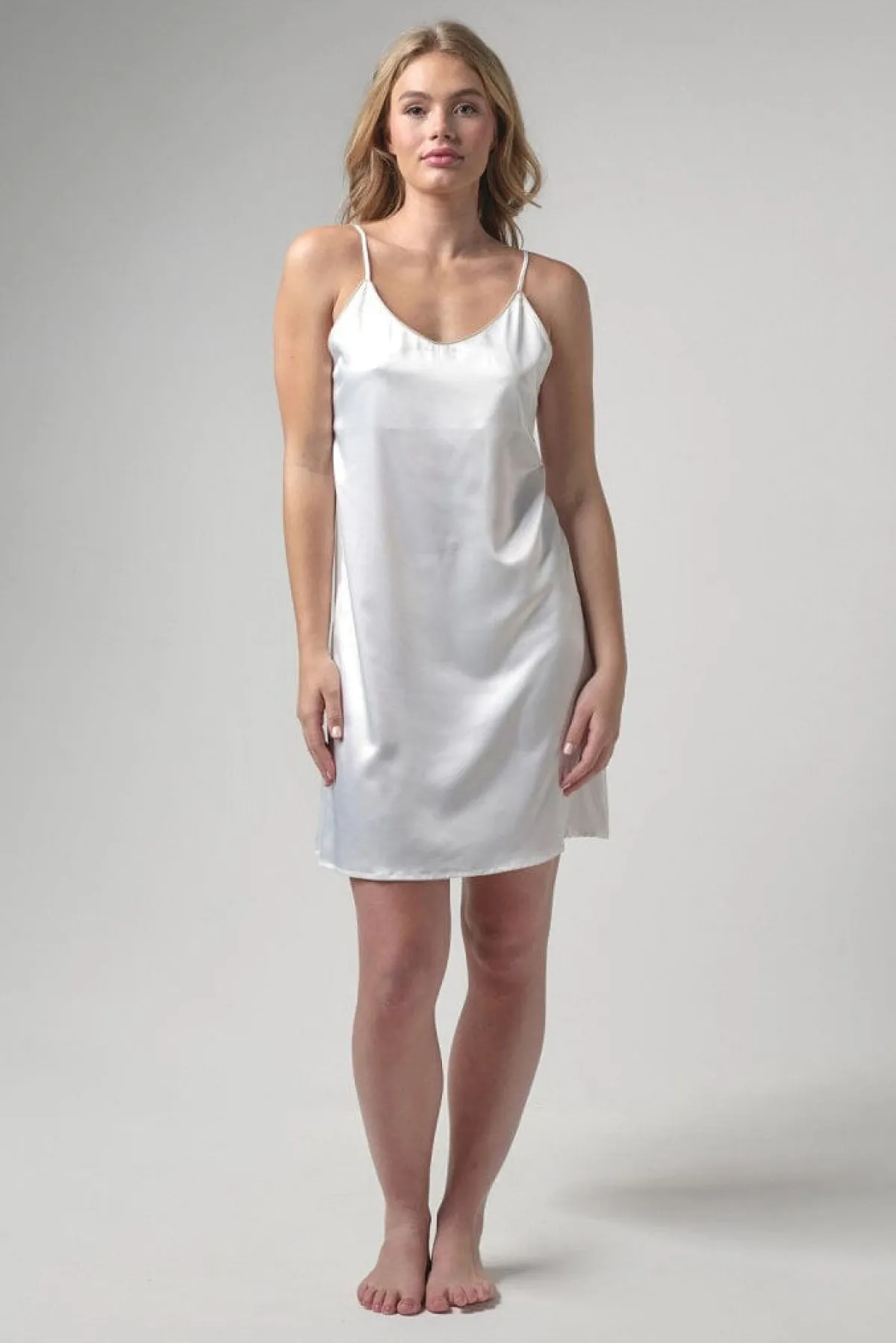 Satin-Nachthemd mit "Bride"-Schriftzug<Poirier New