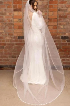Schleier mit Blattstickerei | The<Perfect Bridal Company Clearance