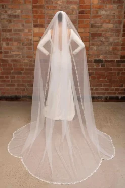 Schleier mit Blattstickerei | The<Perfect Bridal Company Clearance
