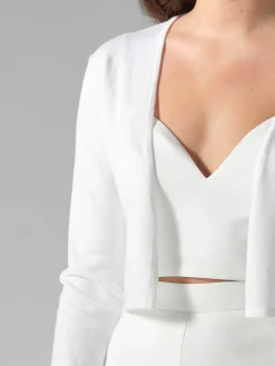 Schlichter Braut Cardigan in Ivory<Poirier Clearance