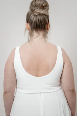 Schlichtes Braut Top – Majvi Ivory Curvy<noni Online