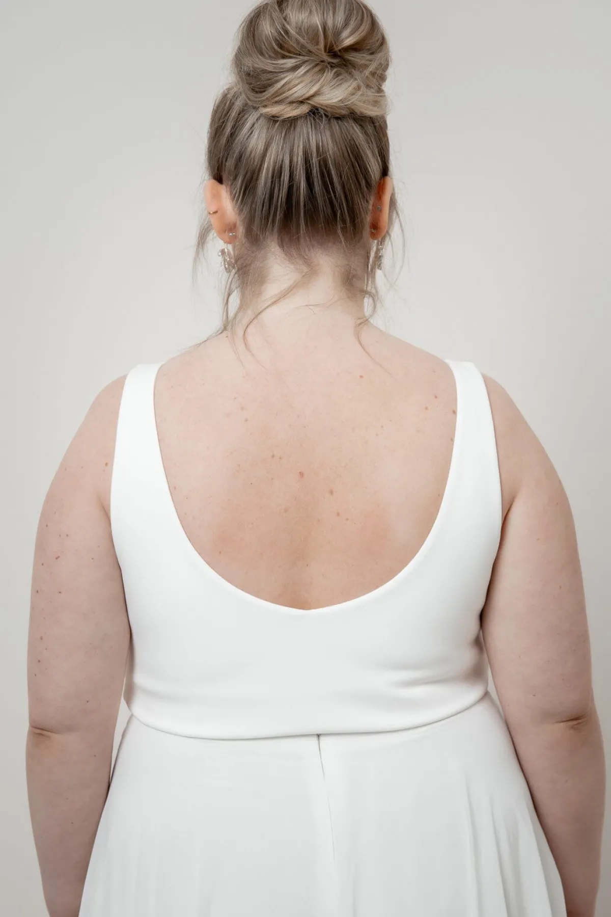 Schlichtes Braut Top – Majvi Ivory Curvy<noni Online