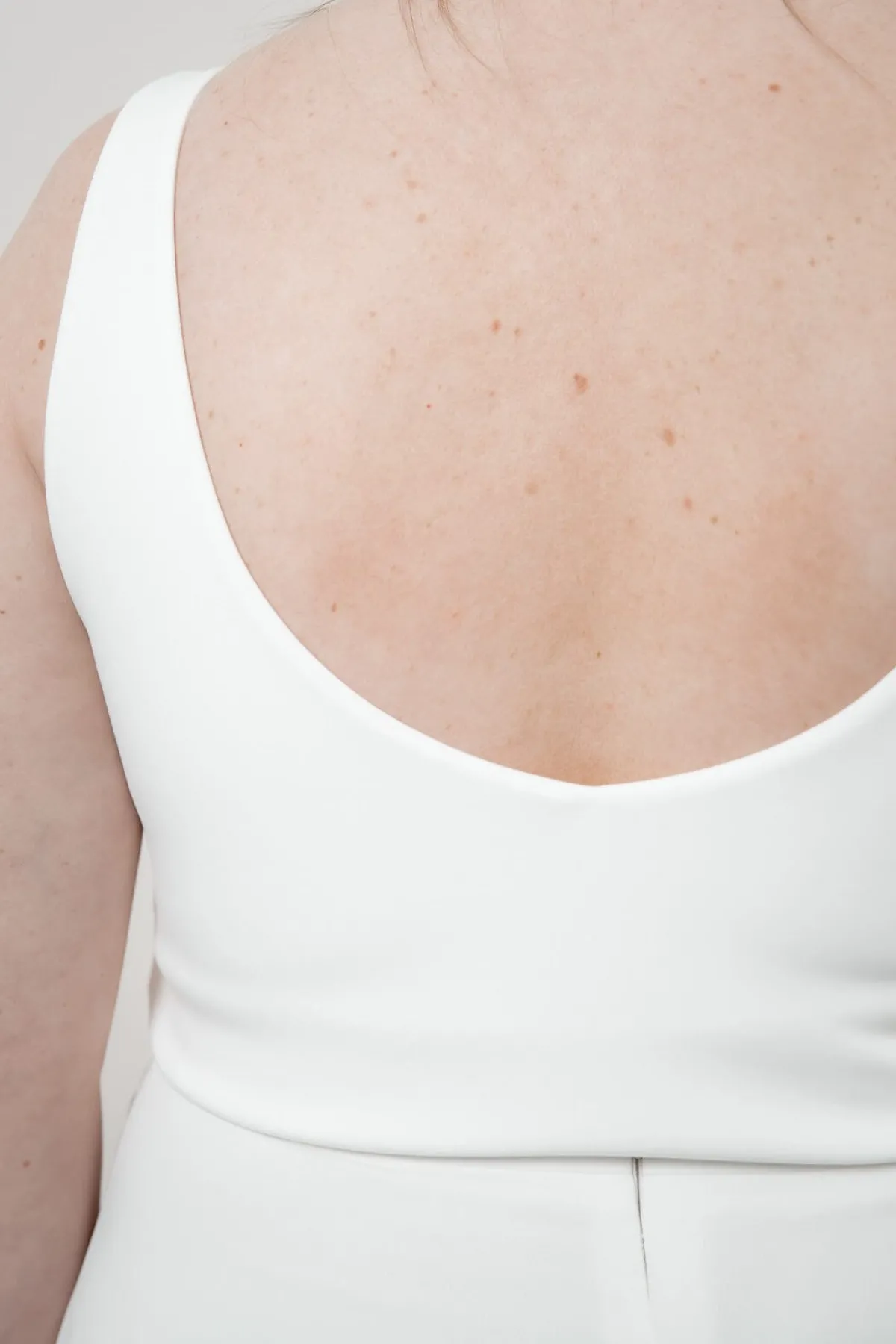 Schlichtes Braut Top – Majvi Ivory Curvy<noni Online