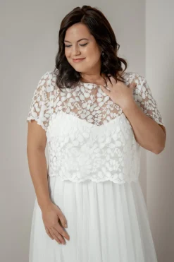 Schlichtes Top mit Herzausschnitt – Pina Curvy<noni Online