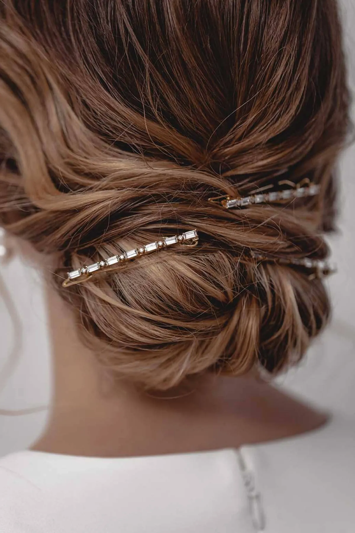 Schmaler Haarclip mit funkelnden Kristallen – New Horizon<Juvelan