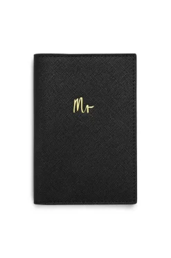 Schwarze Reisepasshülle für den Bräutigam –<Katie Loxton Best